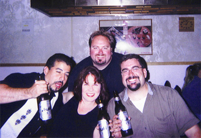 Eddy, Judy, Jeff and me