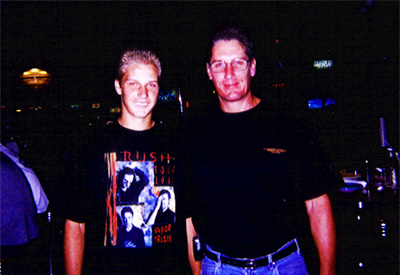 Dustin with his Dad Pat